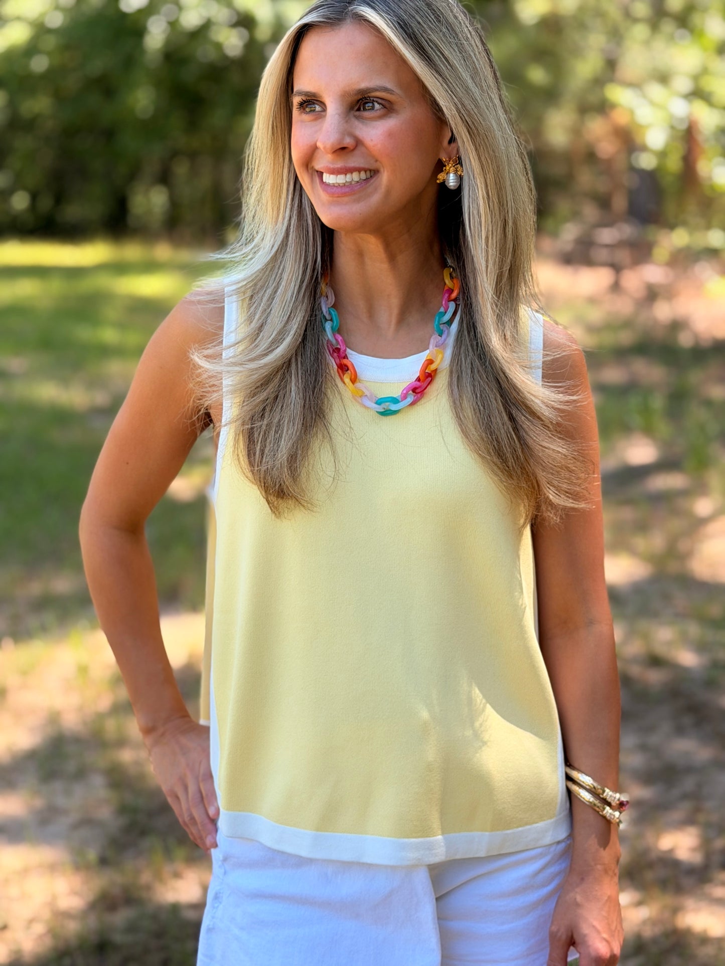 Butter yellow tank