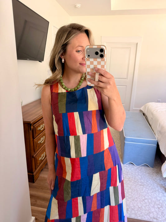 Bold Block Dress