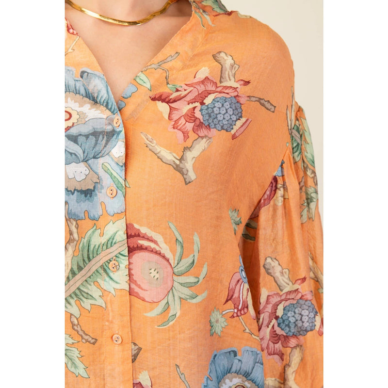 Printed Floral Top