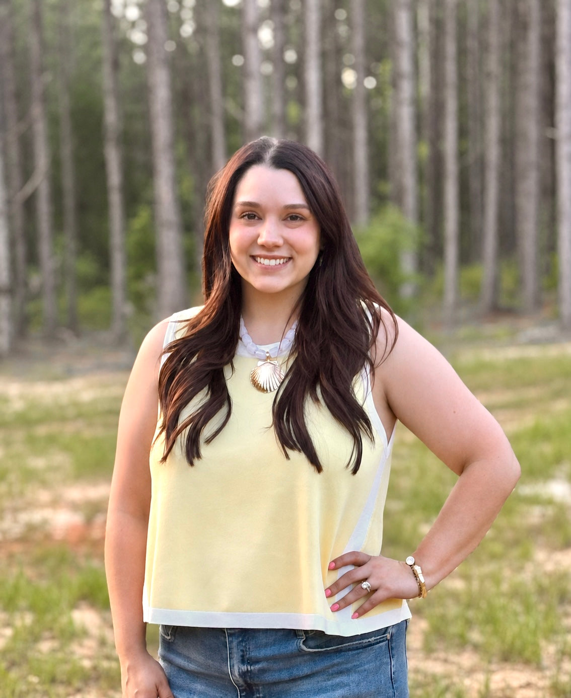 Butter yellow tank