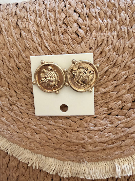 Bulldog UGA stud earrings
