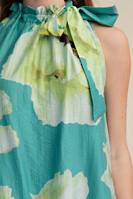 The Flowy Floral Midi Dress