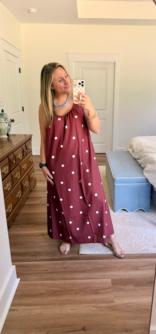 Espresso Dot dress