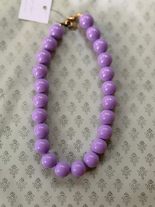 HD purple bubble necklace