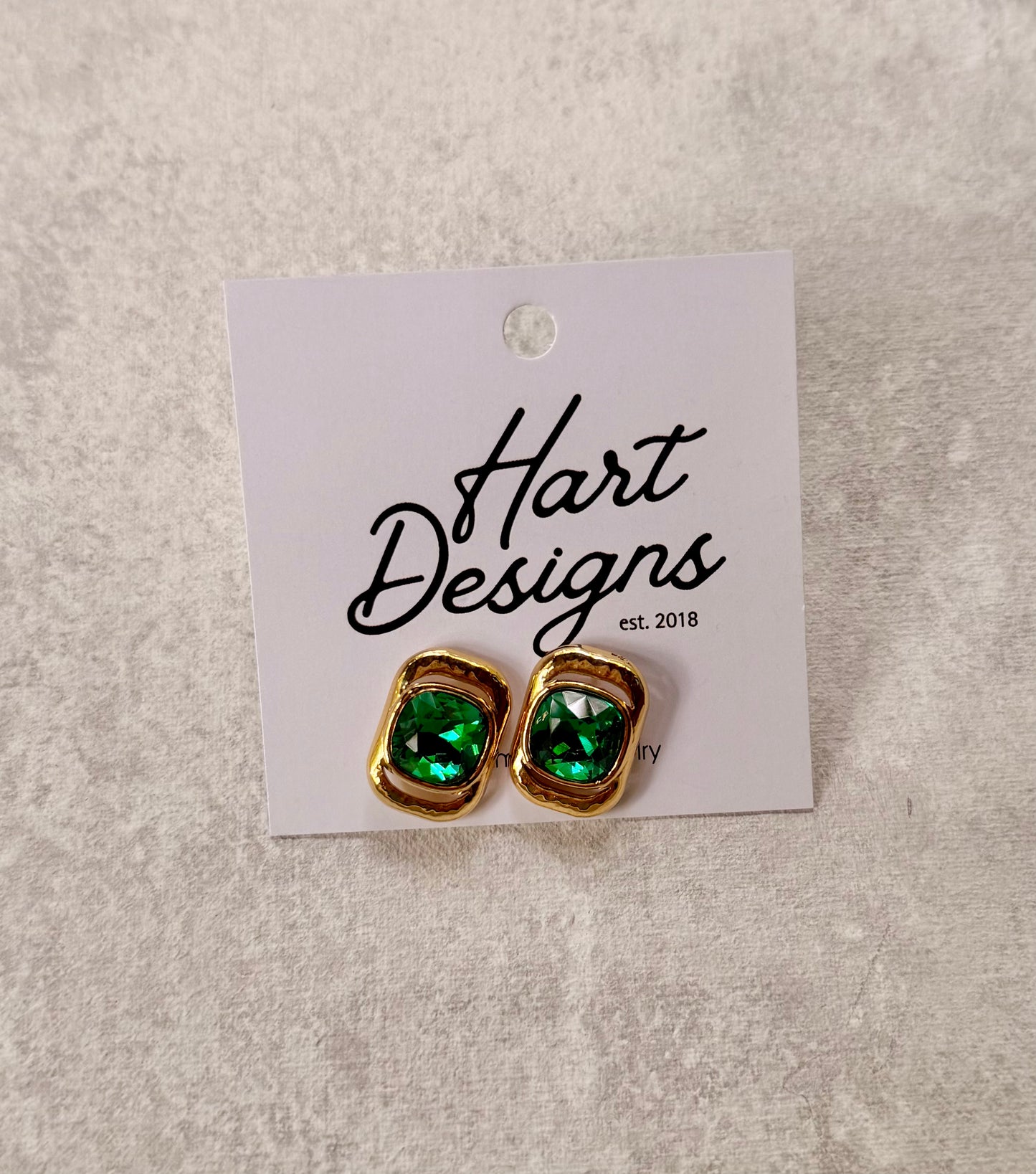 Hart Designs Emerald Green Earrings