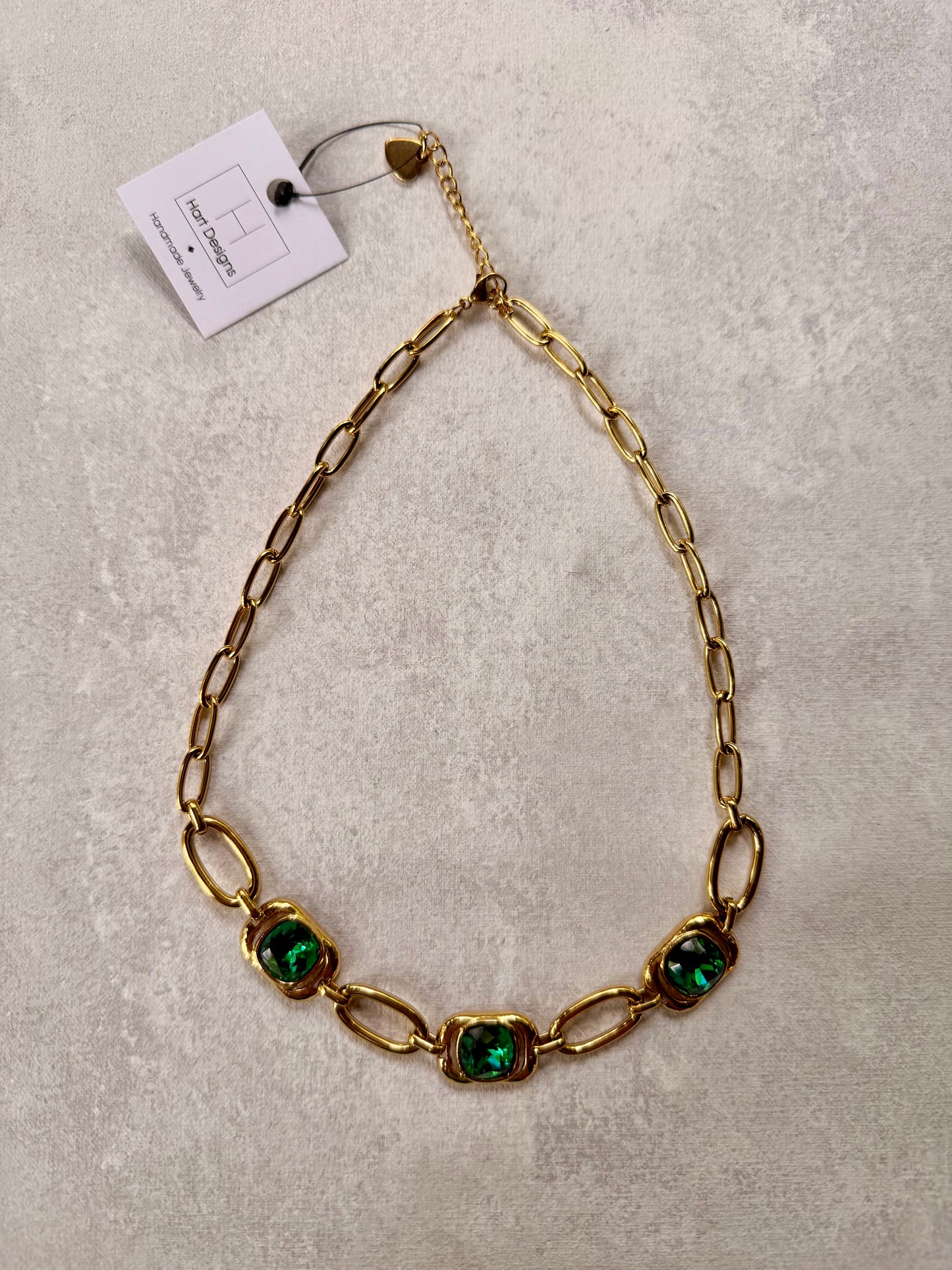 Hart Design Emerald Sone Necklace