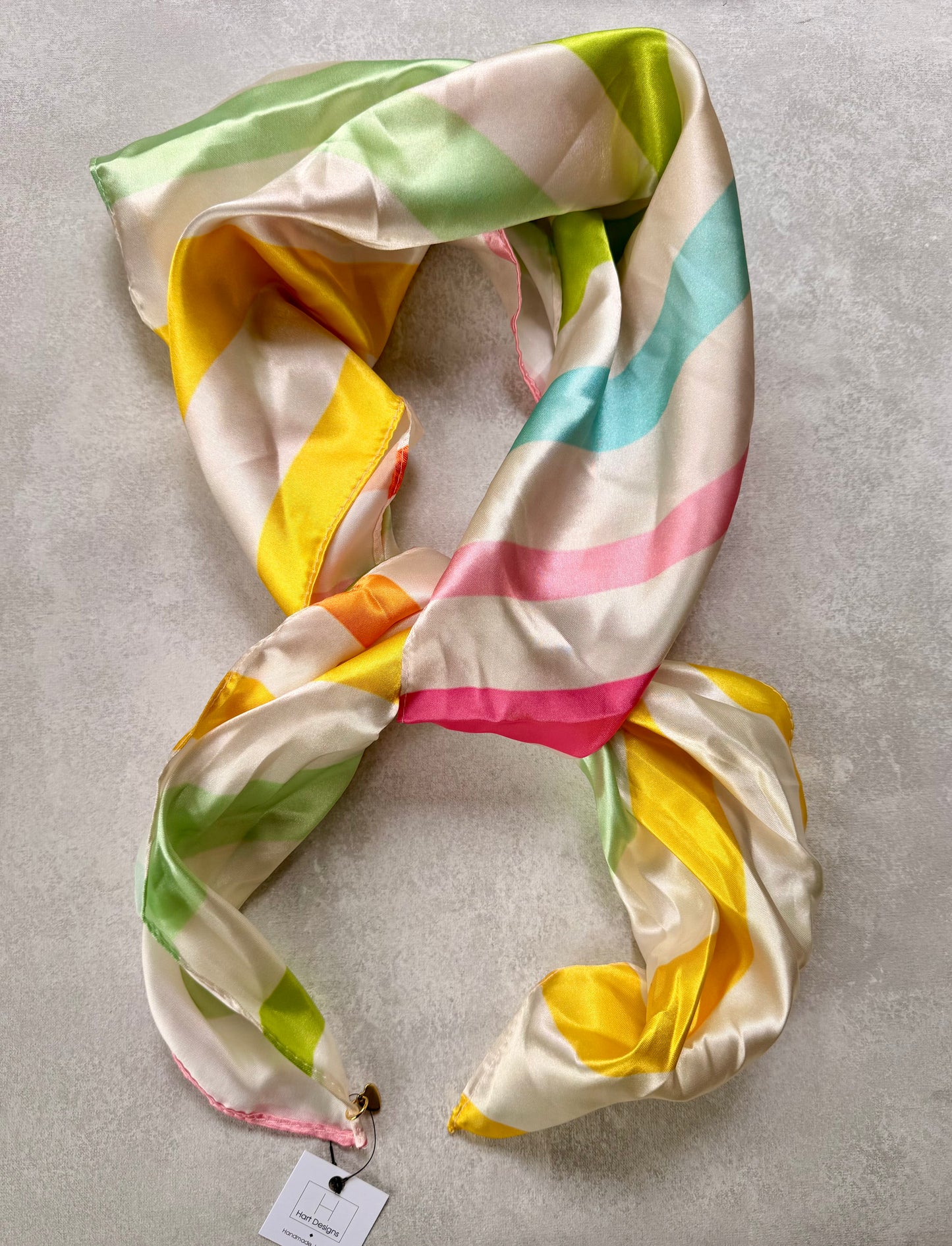 Heart Designs Scarf Necklace
