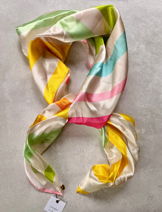 Heart Designs Scarf Necklace
