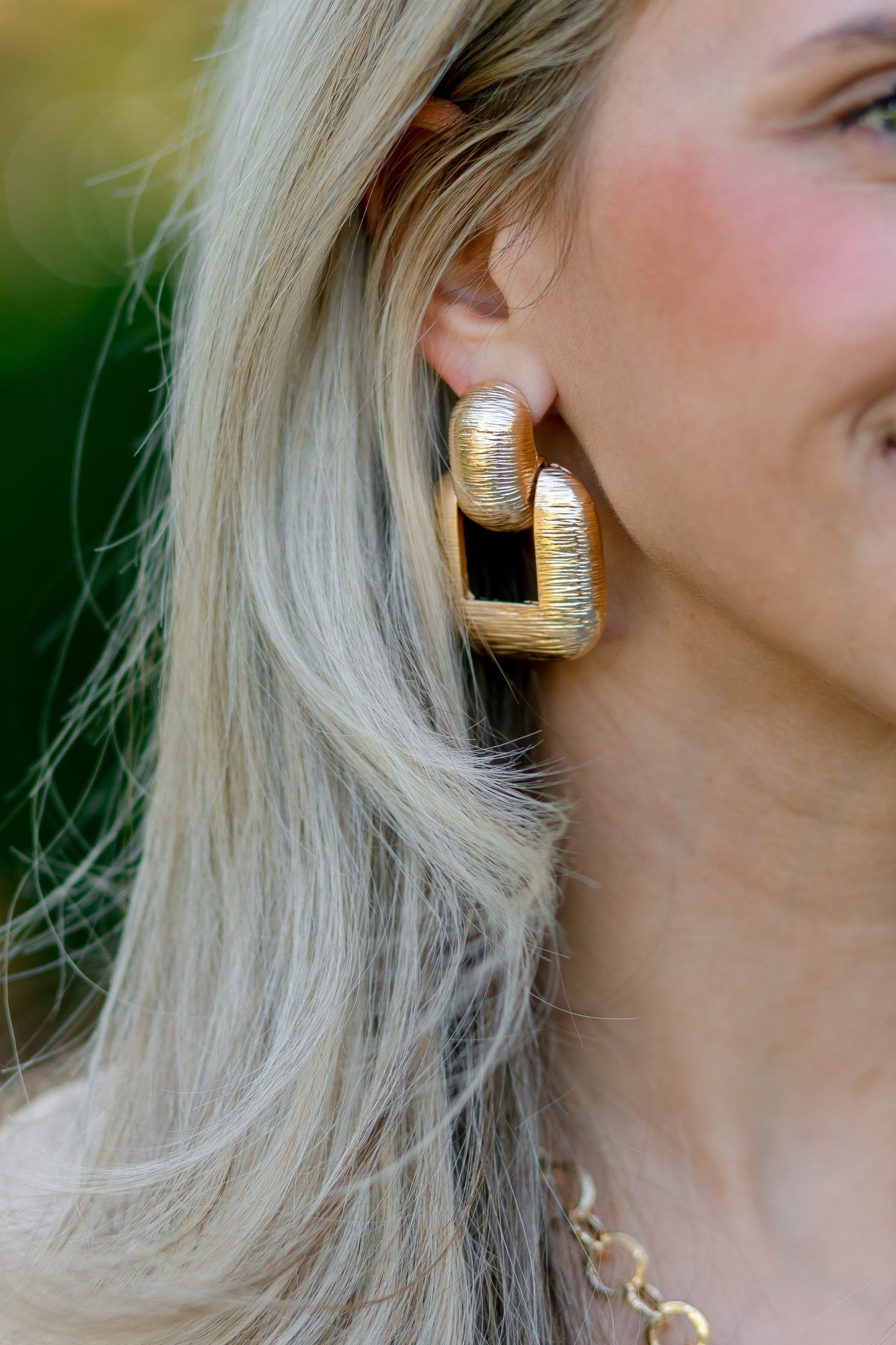 Gold Statement Earrings