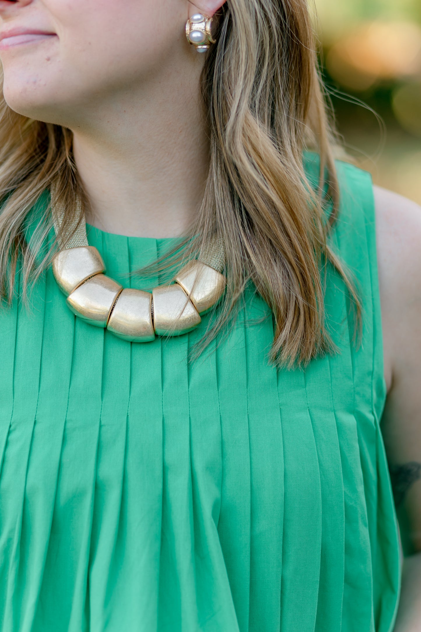 Pleated Tank Top