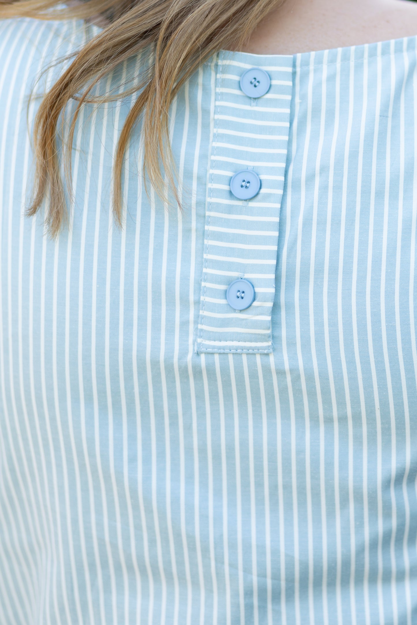 High Waisted Striped Skirt Set